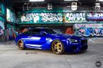 BMW M6 San Marino Blue on Strasse Wheels 2015 года